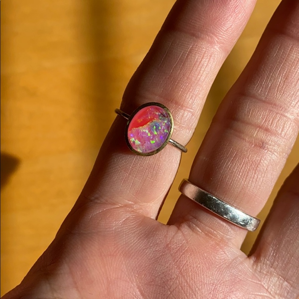 Opal ring size 5.5